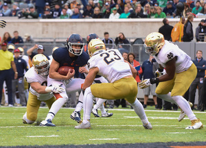Notre Dame's defense ranks 41st in the country while the Irish allow the 15th fewest points per game. 